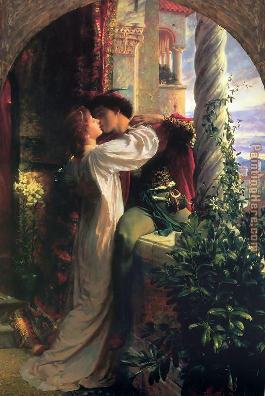 Romeo and Juliet painting - Frank Dicksee Romeo and Juliet art painting
